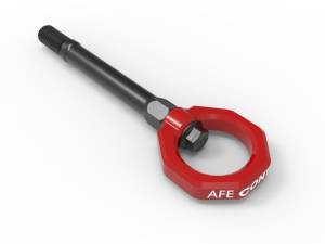 aFe - aFe CONTROL Front Tow Hook Red 450-401014-R - Image 1