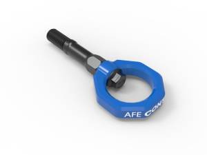 aFe - aFe CONTROL Rear Tow Hook Chevrolet Corvette (C8) 20-25 V8-6.2L- Blue 450-401015-L - Image 1