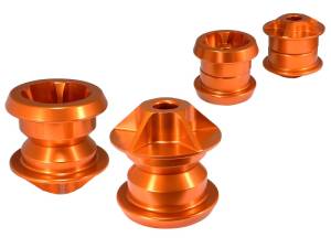 aFe - aFe Control PFADT Series Subframe Mount Set; Chevrolet Camaro 10-14 - Orange 450-402001-N - Image 1