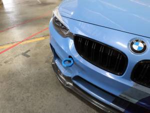 aFe - aFe Control Front Tow Hook Blue BMW F-Chassis 2/3/4/M 450-502001-L - Image 3