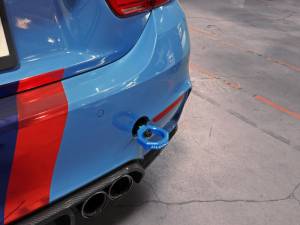 aFe - aFe Control Rear Tow Hook Blue BMW F-Chassis 2/3/4/M 450-502002-L - Image 3