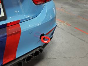 aFe - aFe Control Rear Tow Hook Red BMW F-Chassis 2/3/4/M 450-502002-R - Image 3