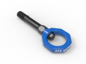 aFe - aFe CONTROL Front Tow Hook Nissan Z 23-25 V6-3.0LBlue 450-712001-L - Image 1