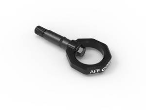 aFe - aFe Control Rear Tow Hook Black 20-21 Toyota GR Supra (A90) 450-721002-B - Image 1