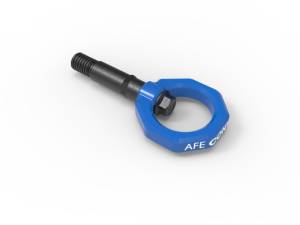 aFe - aFe Control Rear Tow Hook Blue 20-21 Toyota GR Supra (A90) 450-721002-L - Image 1