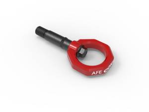 aFe - aFe Control Rear Tow Hook Red 20-21 Toyota GR Supra (A90) 450-721002-R - Image 1