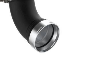 aFe - aFe 06-10 GM Diesel Trucks V8 6.6L BladeRunner Aluminum Hot & Cold Charge Pipe Kit - Black 46-20054-B - Image 6