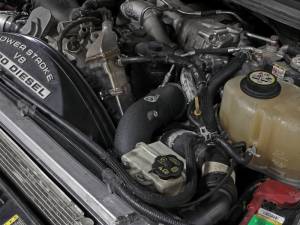 aFe - aFe 08-10 Ford Trucks V8-6.4L (td) BladeRunner 3 IN Aluminum Hot Charge Pipe - Black 46-20079-B - Image 4