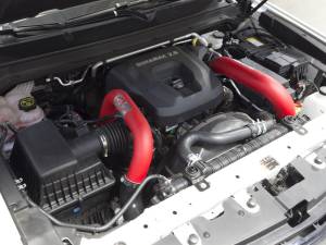 aFe - aFe BladeRunner 2.5in Red IC Tube Hot Side w/ Coupling & Clamp Kit 2016 GM Colorado/Canyon 2.8L 46-20268-R - Image 4