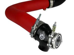 aFe - aFe BladeRunner 2.5in Aluminum Hot Side Charge Pipe 15-20 Subaru WRX 2.0T - Red 46-20378-R - Image 4
