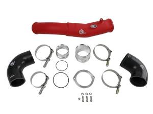 aFe - aFe 2020 Toyota Supra 3.0L 3in Red Intercooler Tube - Hot 46-20398-R - Image 3