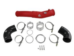 aFe - aFe 2020 Toyota Supra 3.0L 3in Red Intercooler Tube - Hot 46-20398-R - Image 9