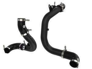 aFe - aFe BladeRunner 15-20 VW GTI (MKVII) L4-2.0L (t) Aluminum Hot and Cold Charge Pipe Kit Black 46-20414-B - Image 1
