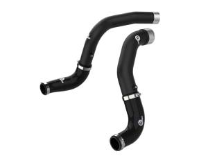 aFe - aFe BladeRunner Black 3in Intercooler Hot & Cold Side Pipe Kit 20-21 Jeep Wrangler V6-3.0L (td) 46-20434-B - Image 1