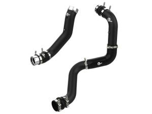 aFe - aFe BladeRunner Black 3in Aluminum Charge Pipe Kit 20-21 GM Diesel Trucks V8-6.6L (td) L5P 46-20444-B - Image 1
