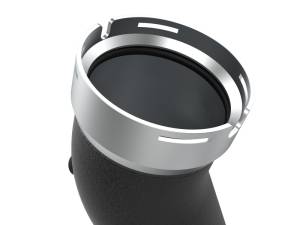 aFe - aFe 20-23 GM Diesel Trucks V8 6.6L L5P BladeRunner 3.5in Aluminum Cold Charge Pipe - Black 46-20449-B - Image 3