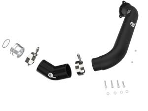aFe - aFe BladeRunner Black 2-3/4in Aluminum Charge Pipe 2021 Toyota Supra GR (A90) I4-2.0L (t) B48 46-20488-B - Image 6