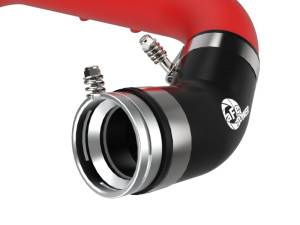 aFe - aFe BladeRunner Red 2-3/4in Aluminum Charge Pipe 2021 Toyota Supra GR (A90) I4-2.0L (t) B48 46-20488-R - Image 4