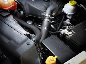 aFe - aFe 16-19 RAM 1500 V6 3.0L (TD) BladeRunner 3in Aluminum Hot Charge Pipe - Black 46-20498-B - Image 5