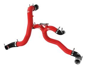 aFe - AFE 18-21 Kia Stinger V6-3.3L BladeRunner Alum Hot/Cold Charge Pipe Kit Red 46-20504-R - Image 1
