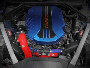 aFe - AFE 18-21 Kia Stinger V6-3.3L BladeRunner Alum Hot/Cold Charge Pipe Kit Red 46-20504-R - Image 6