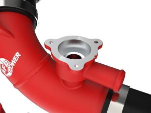 aFe - aFe 2022 Toyota Land Cruiser (J300) V6-3.5L (tt) BladeRunner 2.5in Aluminum Hot Charge Pipe - Red 46-20558-R - Image 3
