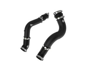 aFe - aFe BladeRunner Aluminum Hot and Cold Charge Pipe Kit Black RAM Diesel Trucks 19-23 L6-6.7L (td) 46-20614-B - Image 1