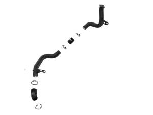 aFe - aFe 19-22 Hyundai Veloster N L4 2.0L BladeRunner 2.25in to 2.50in Aluminum Hot Charge Pipe - Black 46-20648-B - Image 6