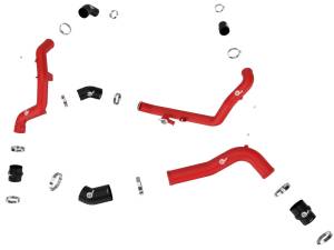 aFe - aFe 20-23 Ford Explorer ST V6 3.0L (tt) BladeRunner Aluminum Hot and Cold Charge Pipe Kit - Red 46-20654-R - Image 6