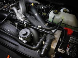 aFe - aFe 23-24 Ford Diesel Trucks V8-6.7L (td) BladeRunner Aluminum Hot and Cold Charge Pipe Kit - Black 46-20734-B - Image 2