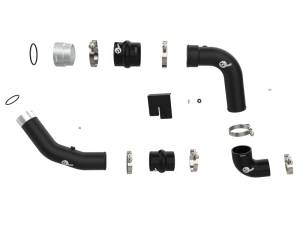 aFe - aFe 23-24 Ford Diesel Trucks V8-6.7L (td) BladeRunner Aluminum Hot and Cold Charge Pipe Kit - Black 46-20734-B - Image 3