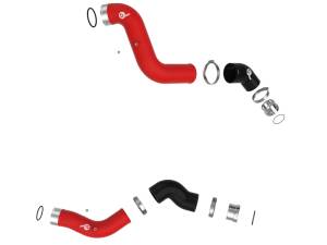 aFe - aFe 23-25 GM Colorado/Canyon L4-2.7L (t) BladeRunner Aluminum Hot & Cold Charge Pipe Kit - Red 46-20744-R - Image 2