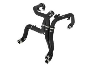 aFe - aFe 22-24 Ford Bronco Raptor V6-3.0L BladeRunner Aluminum Hot and Cold Charge Pipe Kit - Black 46-20754-B - Image 1