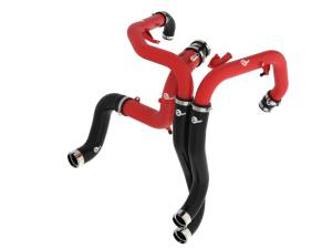 aFe - aFe 22-24 Ford Bronco Raptor BladeRunner Aluminum Hot and Cold Charge Pipe Kit Red 46-20754-R - Image 1