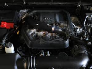 aFe - aFe 2024+ Jeep Wrangler JL L4-2.0L (t) BladeRunner 2-1/2in Aluminum Hot Charge Pipe - Black 46-20778-B - Image 2