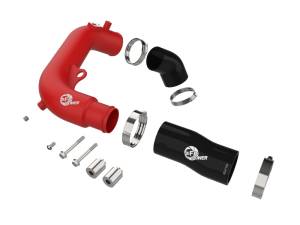 aFe - aFe 2024+ Jeep Wrangler JL L4-2.0L (t) BladeRunner 2-1/2in Aluminum Hot Charge Pipe - Red 46-20778-R - Image 3