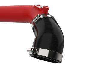 aFe - aFe 2024+ Jeep Wrangler JL L4-2.0L (t) BladeRunner 2-1/2in Aluminum Hot Charge Pipe - Red 46-20778-R - Image 6