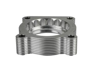 aFe - aFe 07-12 Dodge 1500 / 07-12 Dodge Dakota V6 3.7L Silver Bullet Throttle Body Spacer - Silver 46-32010 - Image 2