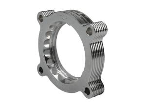 aFe - aFe 11-14 Ford Mustang/ 11-14 Ford F-150 V6 3.7L Silver Bullet Throttle Body Spacer - Silver 46-33016 - Image 3