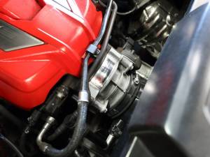 aFe - aFe 2020 Vette C8 Silver Bullet Aluminum Throttle Body Spacer Works w/ Factory Intake Only - Silver 46-34017 - Image 2