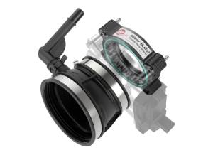 aFe - aFe 2020 Vette C8 Silver Bullet Aluminum Throttle Body Spacer / Works With Factory Intake Only - Blk 46-34017B - Image 1