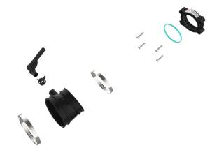 aFe - aFe 2020 Vette C8 Silver Bullet Aluminum Throttle Body Spacer / Works With Factory Intake Only - Blk 46-34017B - Image 3