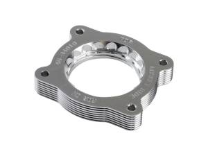 aFe - aFe 07-13 Chevrolet Silverado 1500/GMC Sierra 1500 Silver Bullet Throttle Body Spacer - Silver 46-34019 - Image 3