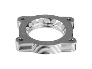 aFe - aFe 07-13 Chevrolet Silverado 1500/GMC Sierra 1500 Silver Bullet Throttle Body Spacer - Silver 46-34019 - Image 4