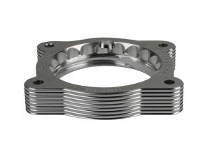 aFe - aFe 02-09 Chevrolet Trailblazer/ 02-09 GMC Envoy L6 4.2L Silver Bullet Throttle Body Spacer - Silver 46-34022 - Image 2