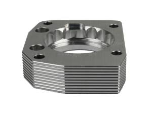 aFe - aFe 00-03 Honda S2000 L4 2.0L Silver Bullet Throttle Body Spacer - Silver 46-37005 - Image 2