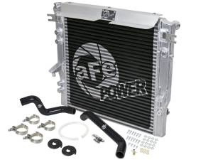 aFe - aFe BladeRunner GT Series Bar and Plate Radiator w/ Black Hoses 07-11 Jeep Wrangler (JK) V6 3.8L 46-50002-B - Image 1