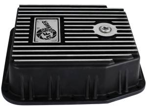 aFe - aFe POWER Transmission Pan Ford Trucks 80-92 (AOD Transmission)- Black w/ Machined Fins 46-70212 - Image 7