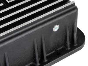 aFe - aFe POWER Transmission Pan Ford Trucks 80-92 (AOD Transmission)- Black w/ Machined Fins 46-70212 - Image 9