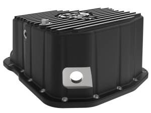 aFe - aFe POWER GM Diesel Trucks 01-10 V8-6.6L (td) Pro Series Engine Oil Pan Black w/ Machined Fins 46-71070B - Image 4
